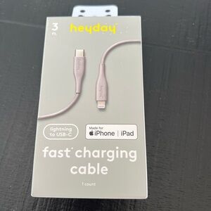 Heyday USB-C to Lightning Cable 3FT - NEW gray